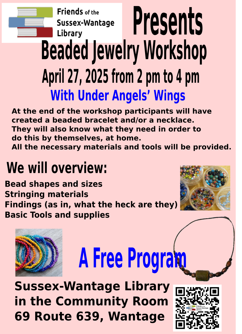 beaded jewelry poster 8x11